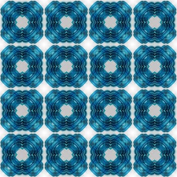 Abstract seamless symmetrical geometric background. Bright natural colors.