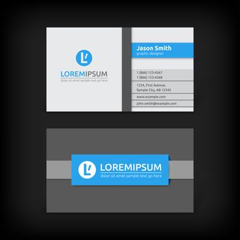 Vector abstract creative business cards