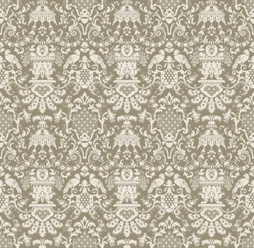 Ornamental seamless pattern. Vector abstract background. 