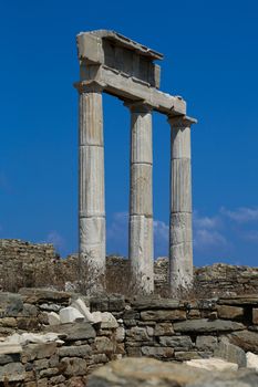 The island of Delos: an important archaeological site in Greece