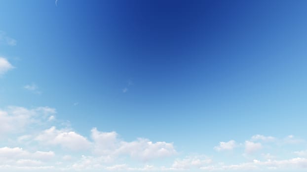 Cloudy blue sky abstract background, blue sky background with tiny clouds, 3d illustration