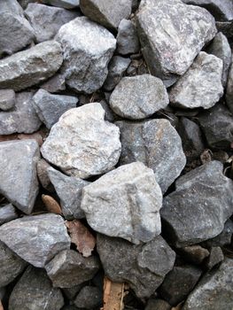 Close-up of Gray Stone Rock Background