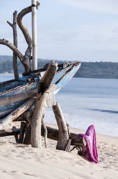 Beach of Bali quiet romantic love beauty