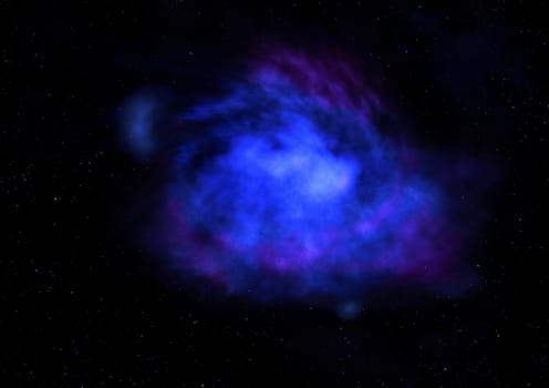 Small part of an infinite star field of space in the Universe. "Elements of this image furnished by NASA".