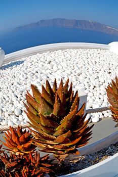 in    europe    vacation     cyclades santorini old town white and the sky