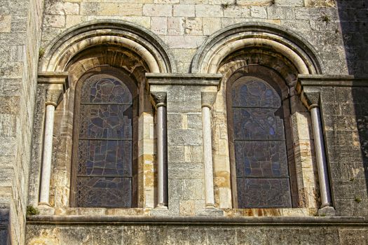 Architectural detail in Lisbon, Portugal.