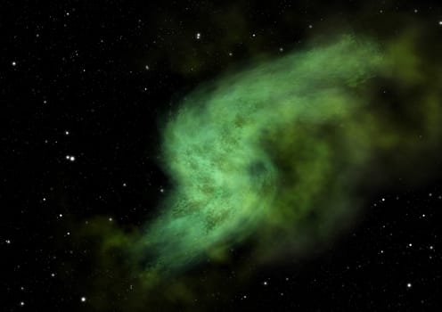 Star field in space a nebulae and a gas congestion. "Elements of this image furnished by NASA".