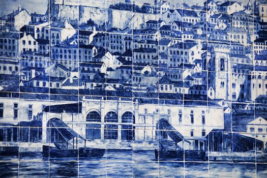 Vintage tiles from Lisbon, Portugal.