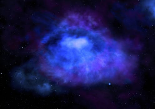 Small part of an infinite star field of space in the Universe. "Elements of this image furnished by NASA".