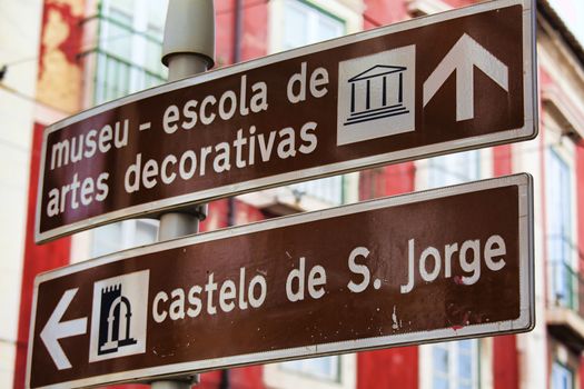 Street Sign on the  Portugal