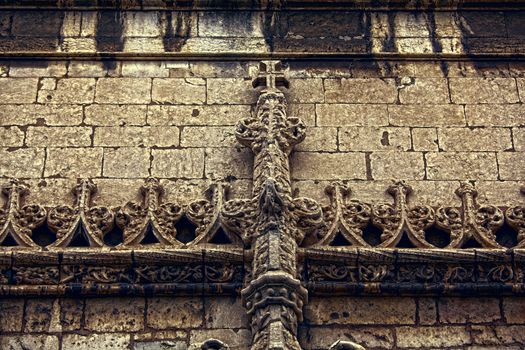 Architectural detail in Lisbon, Portugal.