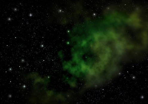 Small part of an infinite star field of space in the Universe. "Elements of this image furnished by NASA".