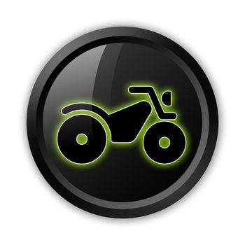 Icon, Button, Pictogram with ATV symbol