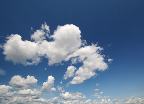 blue sky with cloud closeup super light in day