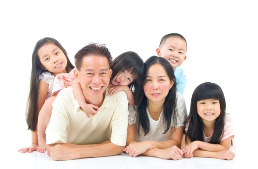 Portrait of asian family