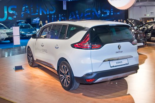 Tartu - September 26: Renault Espace at the Tartu Motoshow on September 26, 2015 in Tartu, Estonia