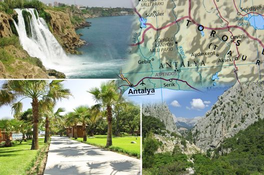 Summer in Antalya collage, Turkey