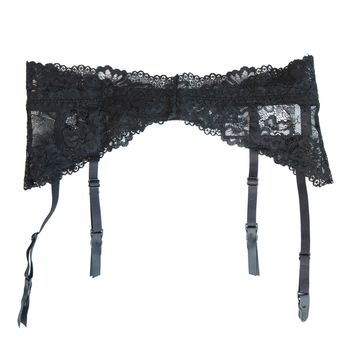 Black garter isolated on white background