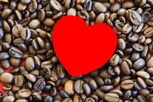 Coffee Beans with heart
