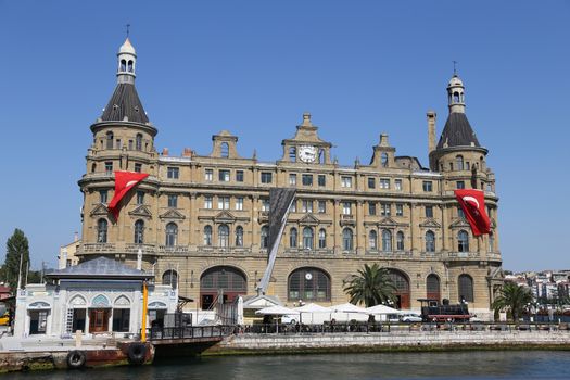 Haydarpasa Train Station in Istanbul City, Turkey