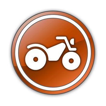 Icon, Button, Pictogram with ATV symbol