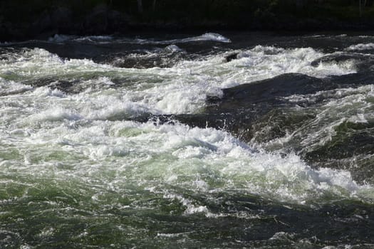 Rapid stream among rocks, Kola peninsula, northern Russia