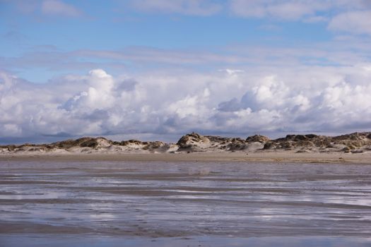 On the Beach of St. Peter-Ording in Germany