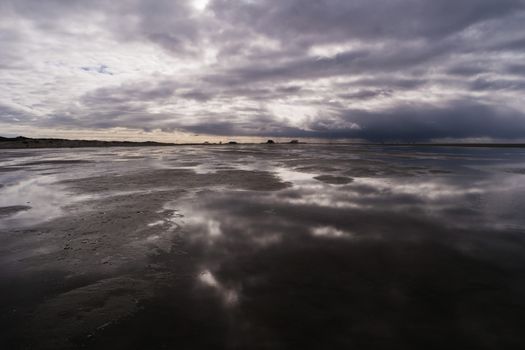 On the Beach of St. Peter-Ording in Germany