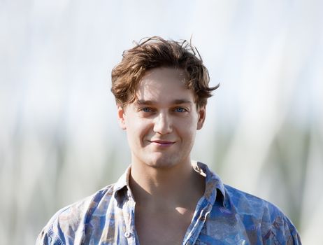 Portrait of a Young Man with Brown Hair.