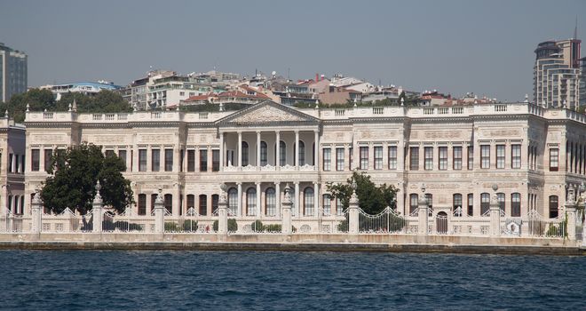 Dolmabahce Palace in Besiktas, Istanbul City, Turkey