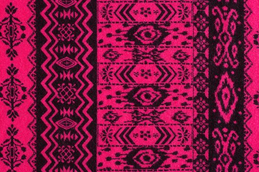 cloth. pink and black color bohemian style, Boho, vintage, retro texture background