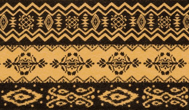 cloth. yellow and black color bohemian style, Boho, vintage, retro texture background