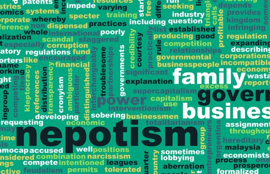 Nepotism in Business or Government as a Concept