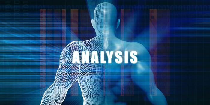 Analysis as a Futuristic Concept Abstract Background
