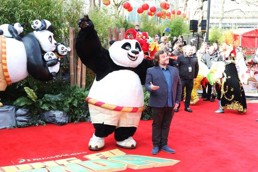 UNITED KINGDOM, London: Jack Black attends Kung Fu Panda 3 - European premiere at Leicester Square in London on March 6, 2016.