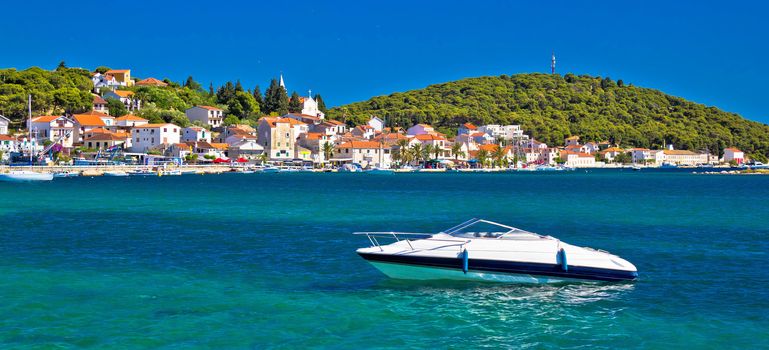 Rogoznica turquoise coast tourist destination in Dalmatia, Croatia
