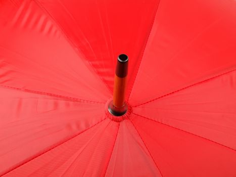 fragment red stripe umbrella viewed from the top