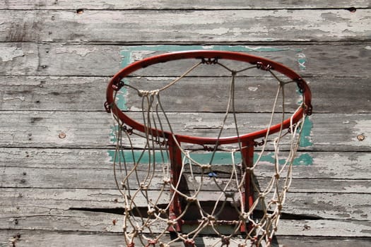 Basketball hoop in the school Thailand