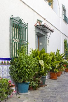 Street in Almunecar Andalusia, Spain