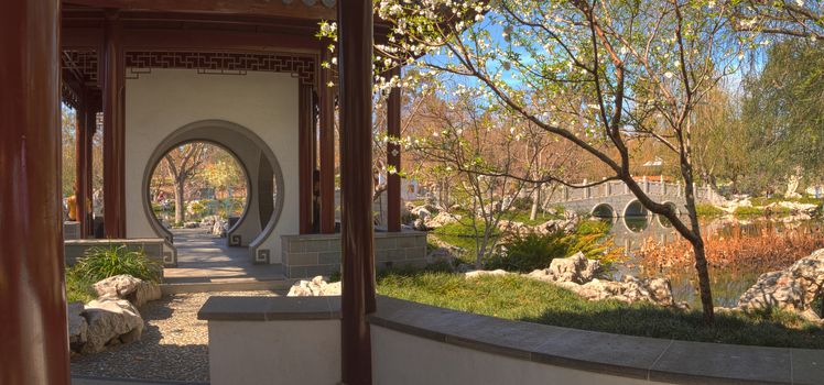 Chinese garden at the Huntington Botanical Garden and Library in Los Angeles
