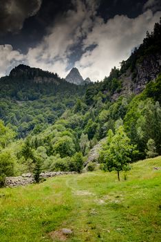 Travel in Italy alps of europe nature tourism