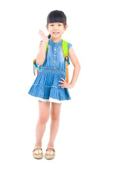 Lovely asian preschooler portrait