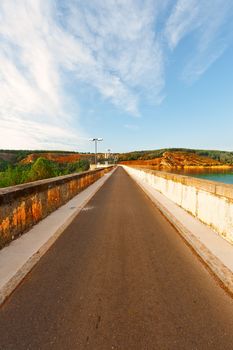 Dam of the Power Station in Spain