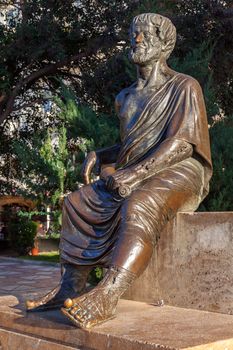 Statue of Aristotle a great greek philosopher