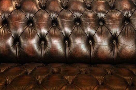 Brown Vintage Sofa Leather Background