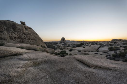 Landscape in Joshua Tree National Park, California