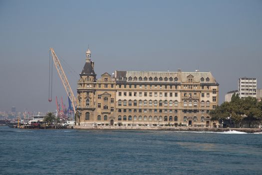 Haydarpasa Train Station in Istanbul City, Turkey