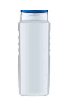 Cosmetic bottle isolated on white background with clipping path