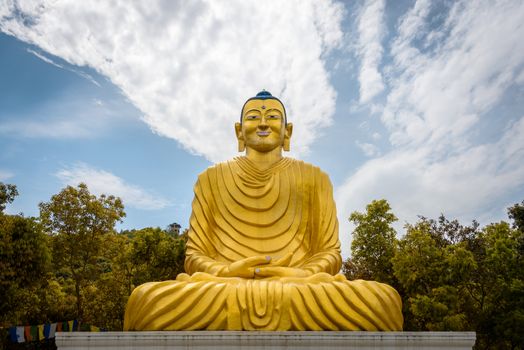 Buddha statue in Dhulikhel in Nepal