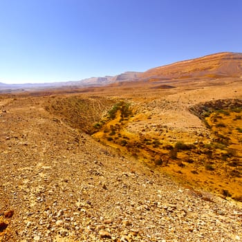 Rocky Hills of the Negev Desert in Israel